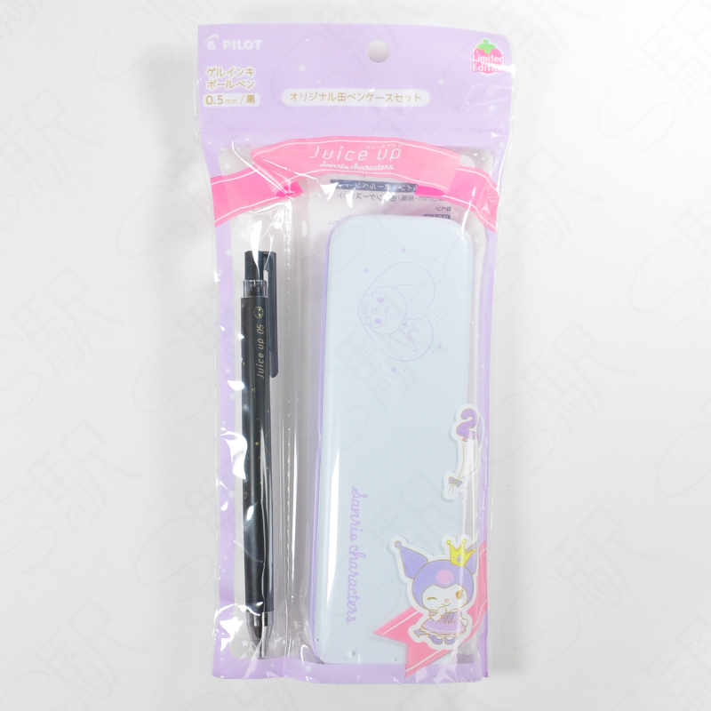 PILOT Juice Up 0.5mm Gel Ink Ballpen with Can Pen Case Set x Sanrio [LJPS5S25CS-KU] - Kuromi